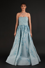 Powder Blue Off Shoulder Ball Gown1993 video